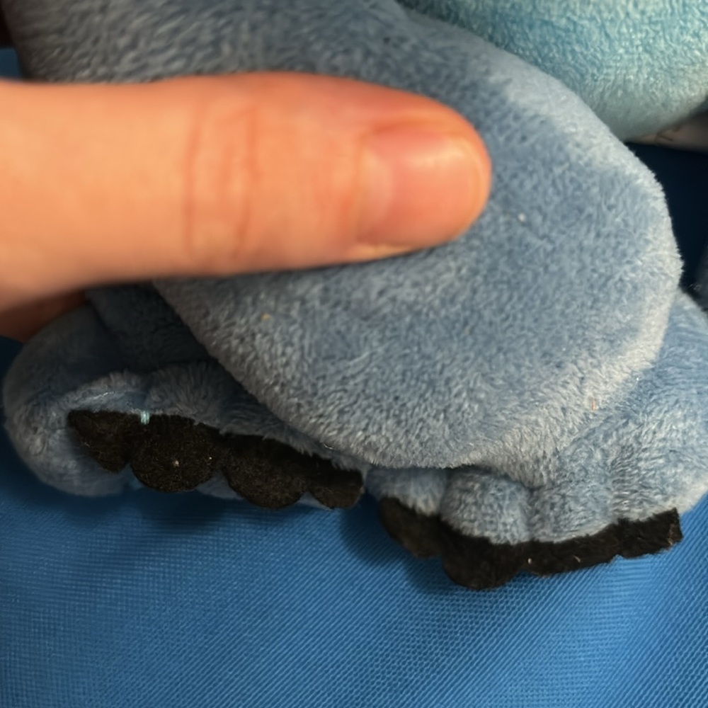 Disney 100 Plush Stitch Gently Used Color Blue And Black NWOTS - Picture 11 of 11